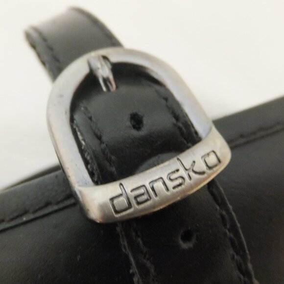 Dansko Shoes EU 38 US 7.5-8 Black Mary Janes Marcelle Leather - Picture 3 of 9